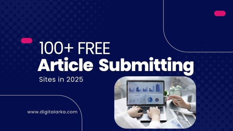 100+ FREE Article Submission Sites in 2025 [High DA]