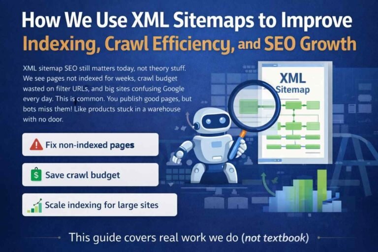 How We Use XML Sitemaps to Improve Indexing, Crawl Efficiency, and SEO Growth