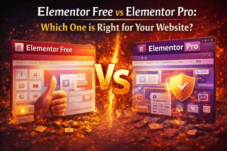 Elementor Free vs Elementor Pro: Which One is Right for Your Website?