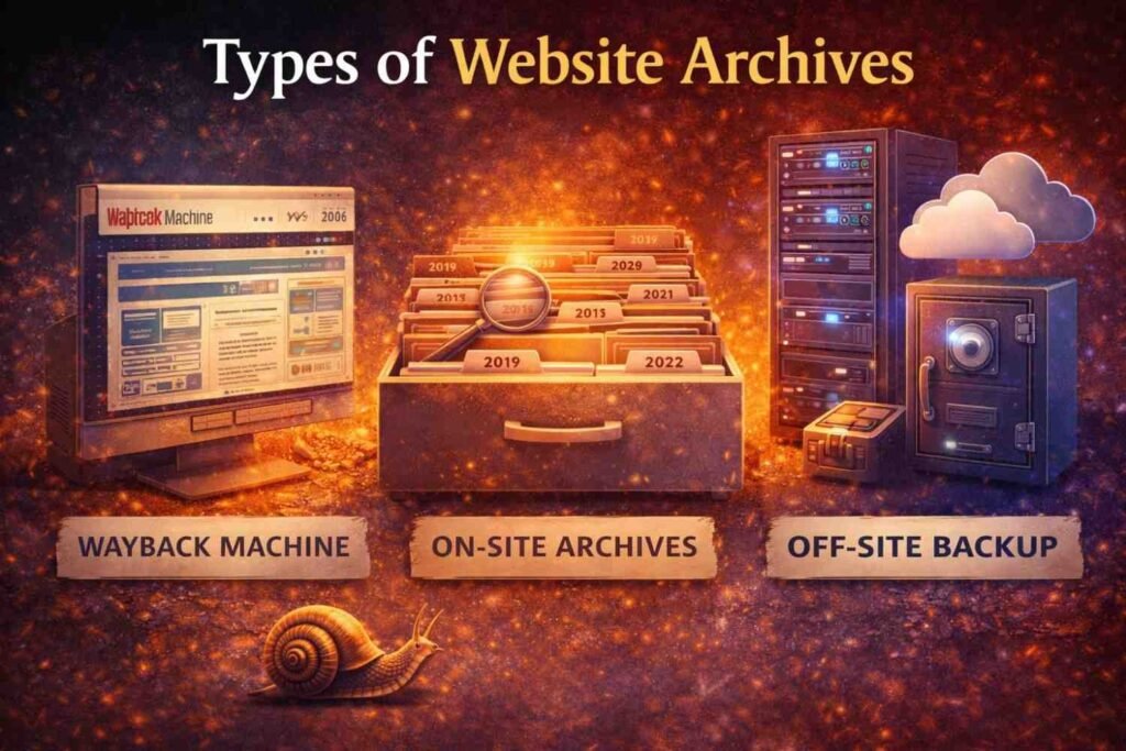 Types of Website Archives: Public, Private & Cached Versions