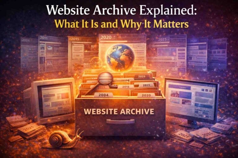 Website Archive Explained What It Is and Why It Matters