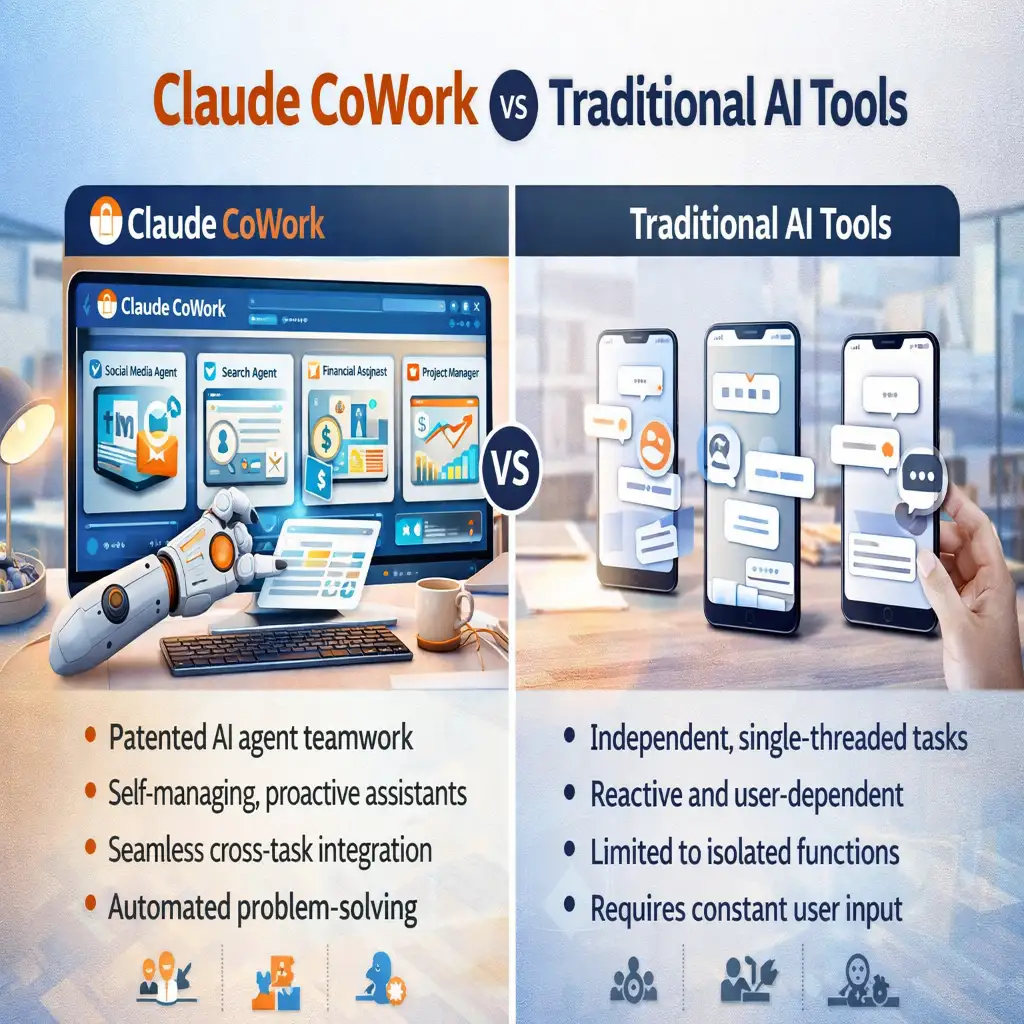 Claude CoWork vs Traditional AI Tools