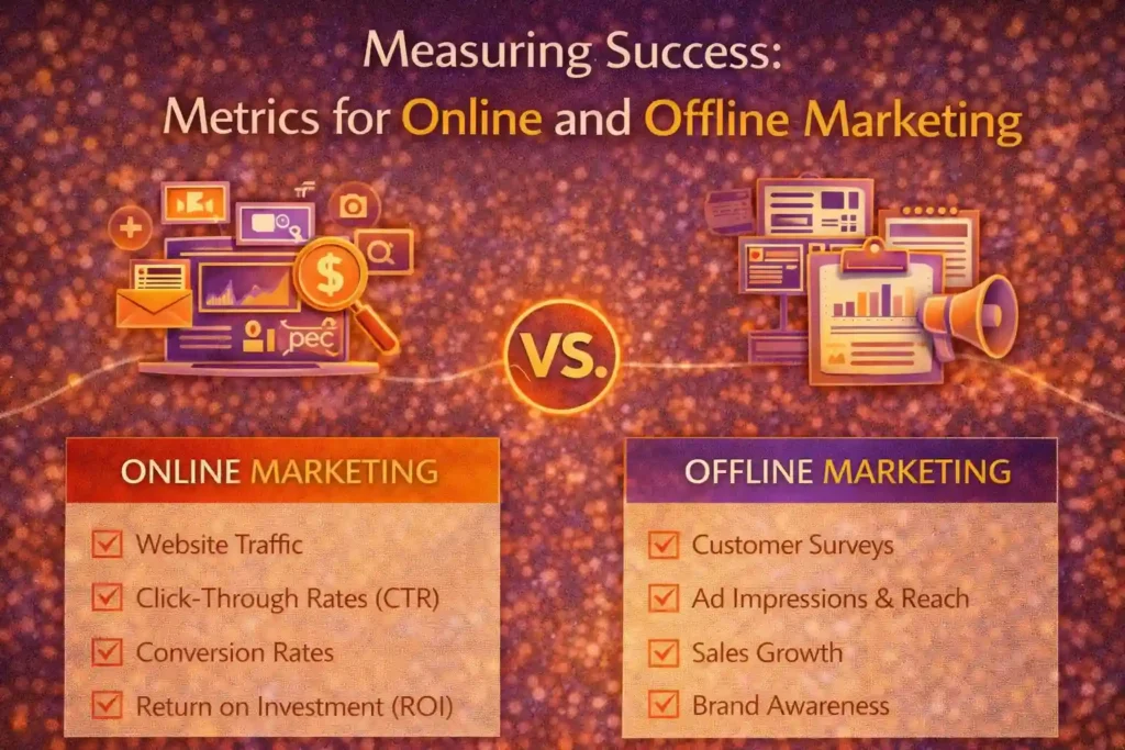 Measuring Success: Metrics for Online and Offline Marketing